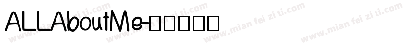 ALL About Me字体转换
